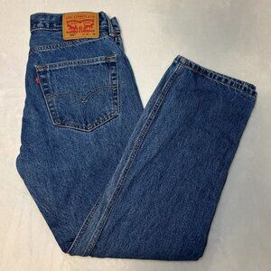 Levi's Men's 505 Regular Fit Straight Leg Jeans 33x30 Blue